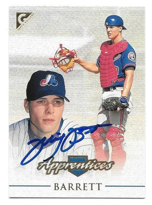 Michael Barrett Signed 1999 Topps Gallery Baseball Card - Montreal Expos