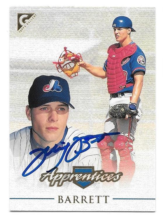 Michael Barrett Signed 1999 Topps Gallery Baseball Card - Montreal Expos - PastPros