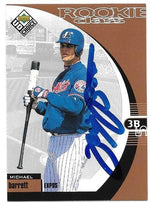 Michael Barrett Signed 1999 UD Choice Baseball Card - Montreal Expos