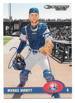 Michael Barrett Signed 2003 Donruss Baseball Card - Montreal Expos - PastPros