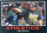 Miguel Tejada Signed 2002 Upper Deck Vintage Baseball Card - Oakland A's