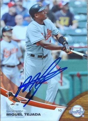 Miguel Tejada Signed 2006 Upper Deck Sweet Spot Baseball Card - Baltimore Orioles - PastPros