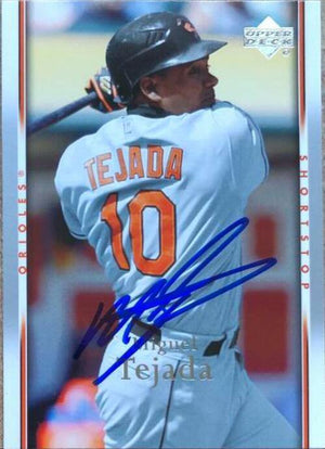 Miguel Tejada Signed 2007 Upper Deck Baseball Card - Baltimore Orioles - PastPros