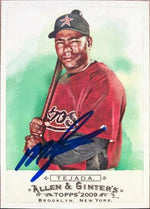 Miguel Tejada Signed 2009 Allen & Ginter Baseball Card - Houston Astros