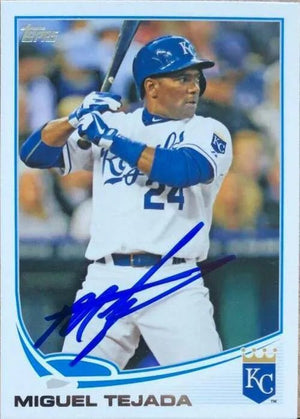 Miguel Tejada Signed 2012 Topps Update Baseball Card - Kansas City Royals