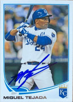 Miguel Tejada Signed 2012 Topps Update Baseball Card - Kansas City Royals - PastPros