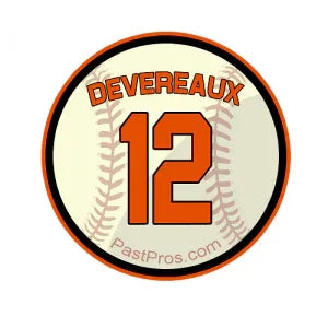 Mike Devereaux Autograph Submission - PastPros