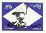 Mike Devereaux Signed 1987 Team Issued Baseball Card - San Antonio Dodgers