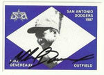 Mike Devereaux Signed 1987 Team Issued Baseball Card - San Antonio Dodgers - PastPros