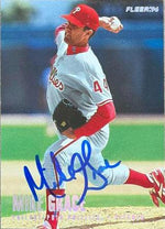 Mike Grace Signed 1996 Fleer Update Tiffany Baseball Card - Philadelphia Phillies - PastPros