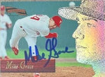 Mike Grace Signed 1996 Pinnacle Aficionado Baseball Card - Philadelphia Phillies