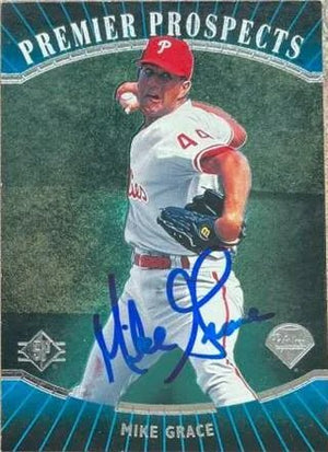 Mike Grace Signed 1996 SP Baseball Card - Philadelphia Phillies