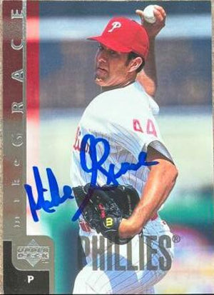 Mike Grace Signed 1998 Upper Deck Baseball Card - Philadelphia Phillies - PastPros