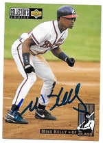Mike Kelly Signed 1994 Collector's Choice Baseball Card - Atlanta Braves - PastPros
