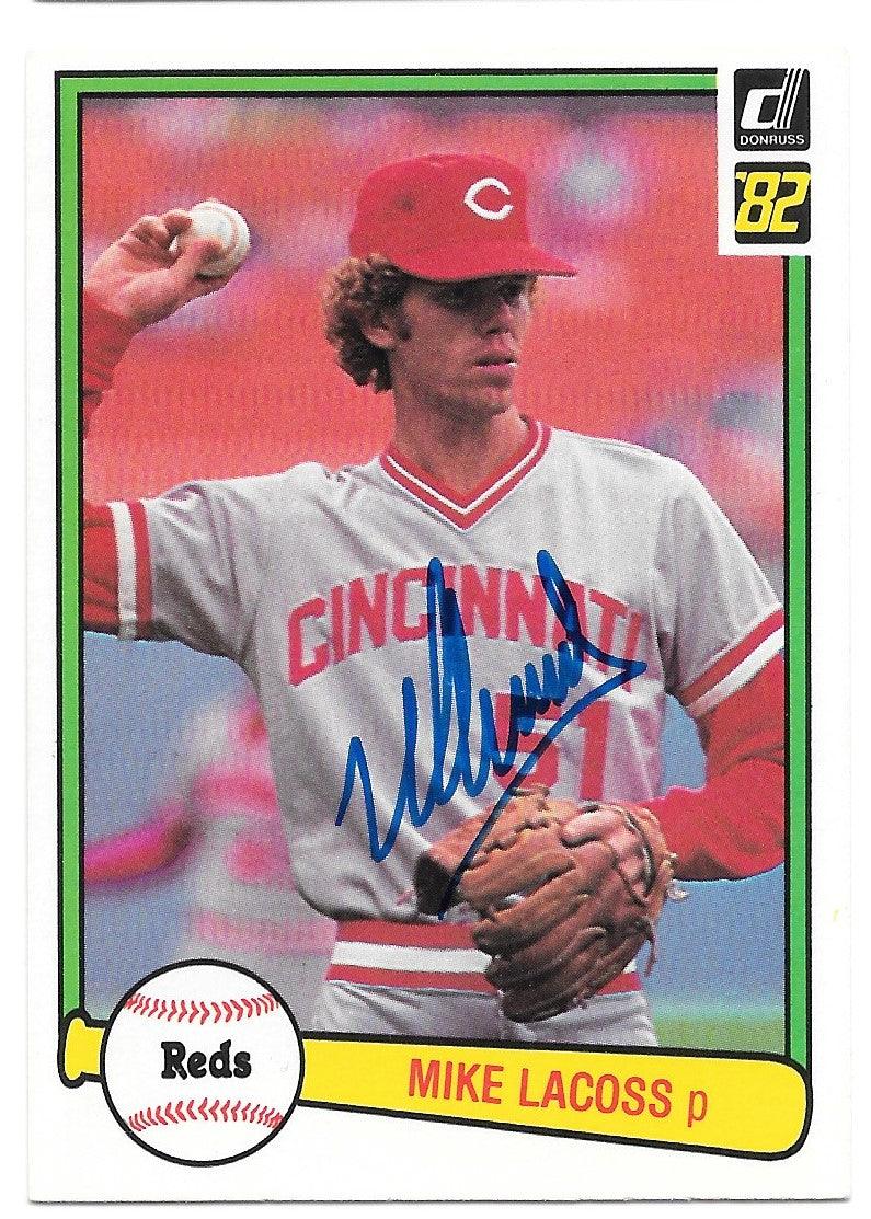 Mike Lacoss Signed 1982 Donruss Baseball Card - Cincinnati Reds - PastPros