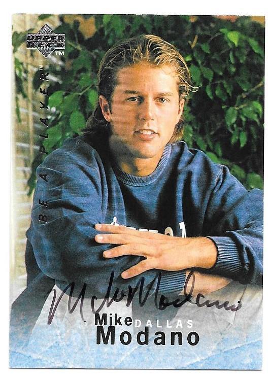 Mike Modano 1995-96 Upper Deck Be A Player Hockey Card - Dallas Stars - PastPros