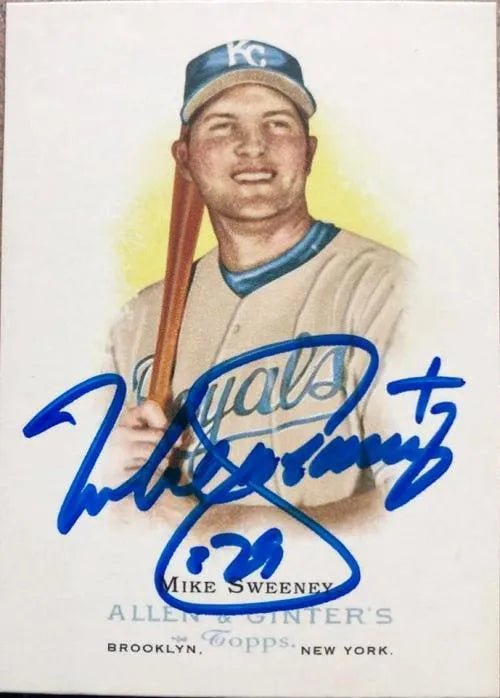 Mike Sweeney Signed 2006 Allen & Ginter Baseball Card - Kansas City Royals