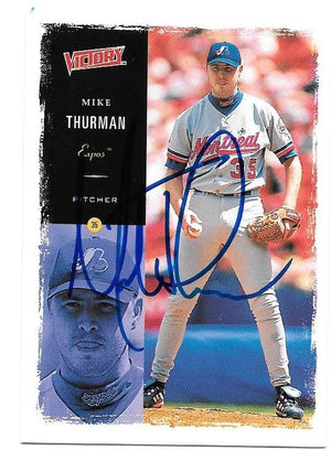 Mike Thurman Signed 2000 Victory Baseball Card - Montreal Expos - PastPros