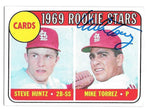 Mike Torrez Signed 1969 Topps Baseball Card - St Louis Cardinals