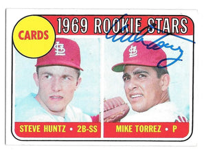 Mike Torrez Signed 1969 Topps Baseball Card - St Louis Cardinals