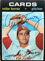 Mike Torrez Signed 1971 Topps Baseball Card - St Louis Cardinals