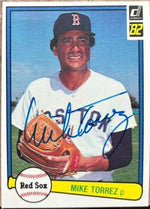 Mike Torrez Signed 1982 Donruss Baseball Card - Boston Red Sox