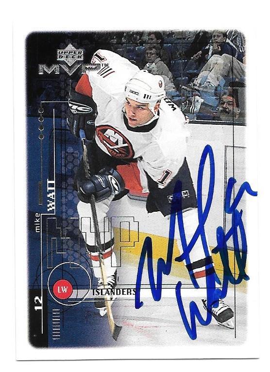 Mike Watt 1998-99 Upper Deck MVP Hockey Card - New York Islanders - PastPros
