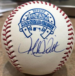 Mike Witt Signed 1986 All-Star Baseball - California Angels - PastPros