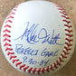 Mike Witt Signed ROMLB Baseball - Perfect Game Line Score - California Angels - PastPros