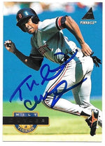 Milt Cuyler Signed 1994 Pinnacle Baseball Card - Detroit Tigers