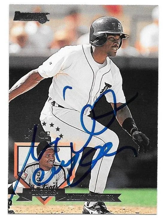 Milt Cuyler Signed 1995 Donruss Baseball Card - Detroit Tigers