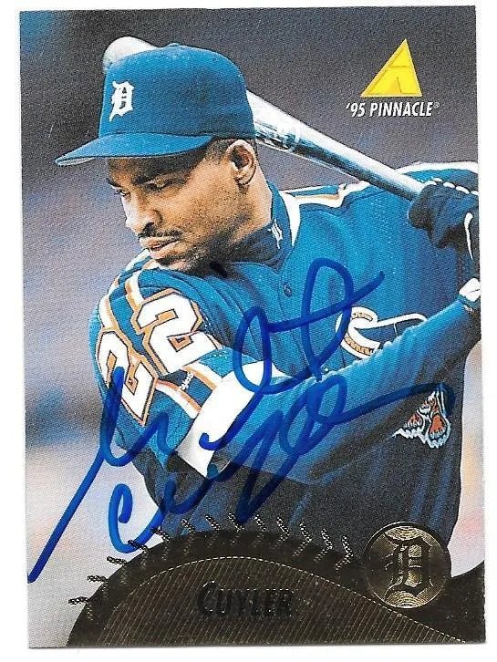 Milt Cuyler Signed 1995 Pinnacle Baseball Card - Detroit Tigers