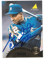 Milt Cuyler Signed 1995 Pinnacle Baseball Card - Detroit Tigers - PastPros