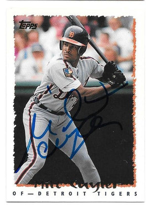 Milt Cuyler Signed 1995 Topps Baseball Card - Detroit Tigers - PastPros