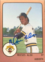 Moises Alou Signed 1988 Pro Cards Baseball Card