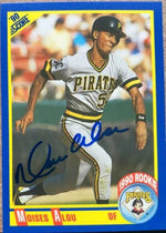 Moises Alou Signed 1990 Score Baseball Card - Pittsburgh Pirates