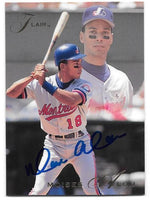 Moises Alou Signed 1993 Flair Baseball Card - Montreal Expos - PastPros
