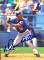 Moises Alou Signed 1993 Humpty Dumpty Baseball Card - Montreal Expos