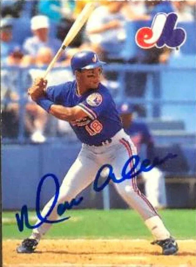 Moises Alou Signed 1993 Humpty Dumpty Baseball Card - Montreal Expos