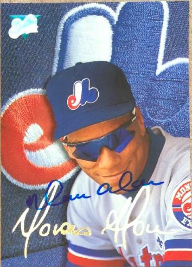 Moises Alou Signed 1993 Studio Baseball Card - Montreal Expos - PastPros