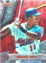 Moises Alou Signed 1994 Bowman's Best Baseball Card - Montreal Expos