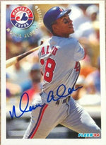 Moises Alou Signed 1994 Fleer Baseball Card - Montreal Expos