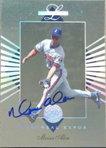Moises Alou Signed 1994 Leaf Limited Baseball Card - Montreal Expos