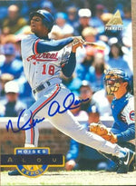 Moises Alou Signed 1994 Pinnacle Baseball Card - Montreal Expos