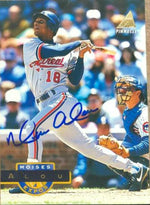 Moises Alou Signed 1994 Pinnacle Baseball Card - Montreal Expos - PastPros