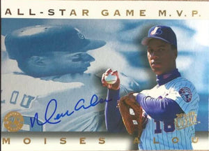 Moises Alou Signed 1995 Fleer Ultra Award Winners Baseball Card - Montreal Expos - PastPros