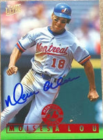 Moises Alou Signed 1995 Fleer Ultra Baseball Card - Montreal Expos