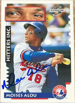 Moises Alou Signed 1995 Score Baseball Card - Montreal Expos - #572