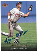 Moises Alou Signed 1995 Upper Deck Baseball Card - Montreal Expos
