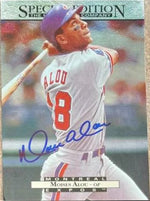 Moises Alou Signed 1995 Upper Deck Special Edition Baseball Card - Montreal Expos